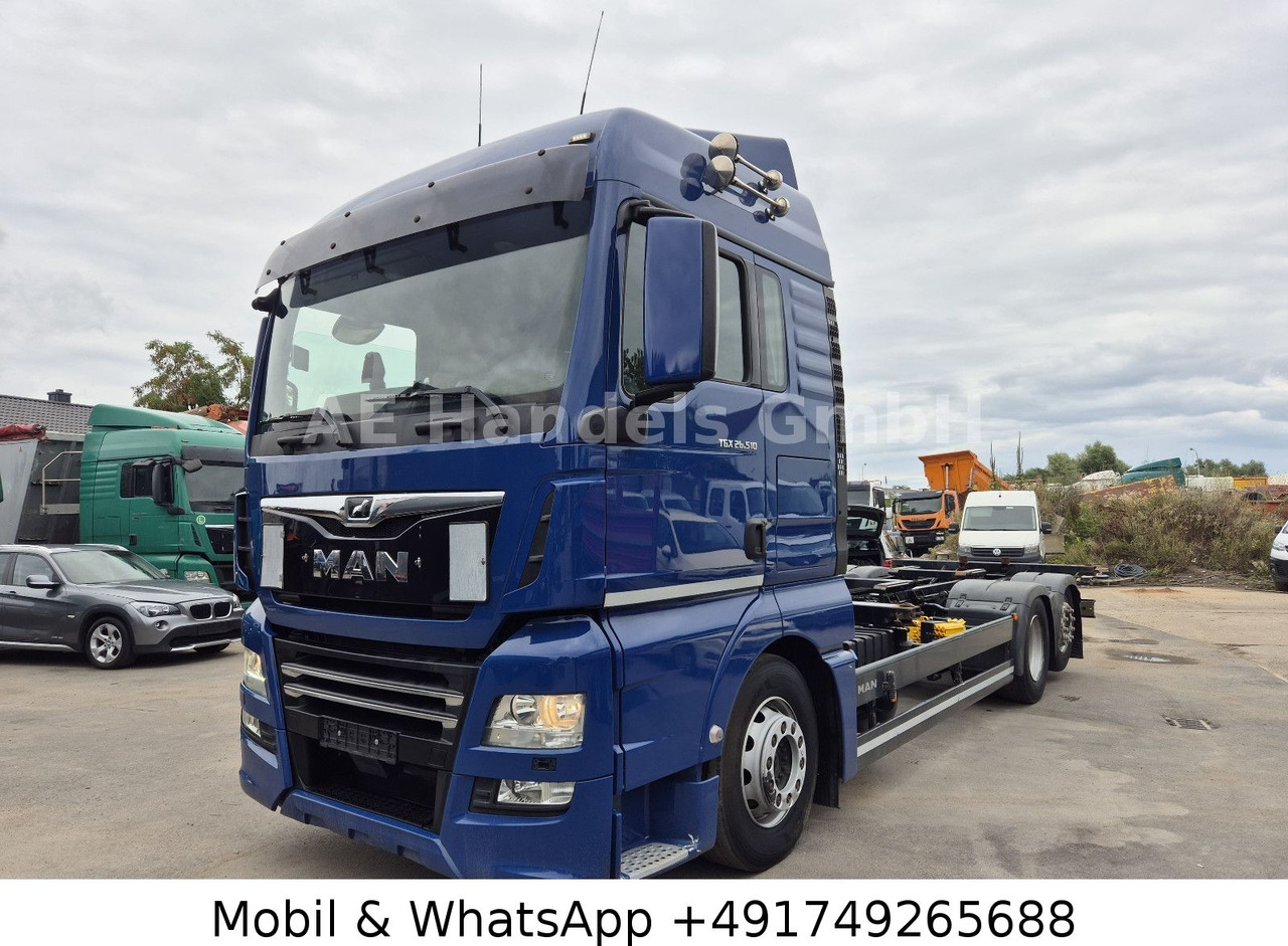 MAN TGX 26.510 XLX LL *Retarder/ACC/LDW/Lenk+Lift - Kontejnérový podvozek/ Výměnná nástavba: obrázok 1 MAN TGX 26.510 XLX LL *Retarder/ACC/LDW/Lenk+Lift - Kontejnérový podvozek/ Výměnná nástavba: obrázok 1