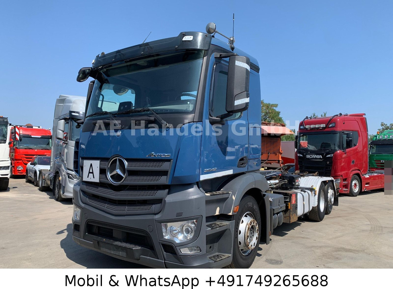 Mercedes-Benz Antos 2542 M LL *Retarder/Hiab-XR21S56/Lenk+Lift - Hákový nosič kontajnerov, Auto s hydraulickou rukou: obrázok 1 Mercedes-Benz Antos 2542 M LL *Retarder/Hiab-XR21S56/Lenk+Lift - Hákový nosič kontajnerov, Auto s hydraulickou rukou: obrázok 1