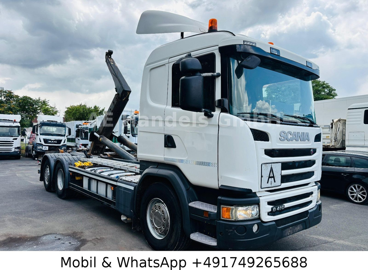 Scania G410 BL 6x2 *Retarder/MEILLER-RK.20.67/Lenk+Lift - Hákový nosič kontajnerov: obrázok 1 Scania G410 BL 6x2 *Retarder/MEILLER-RK.20.67/Lenk+Lift - Hákový nosič kontajnerov: obrázok 1
