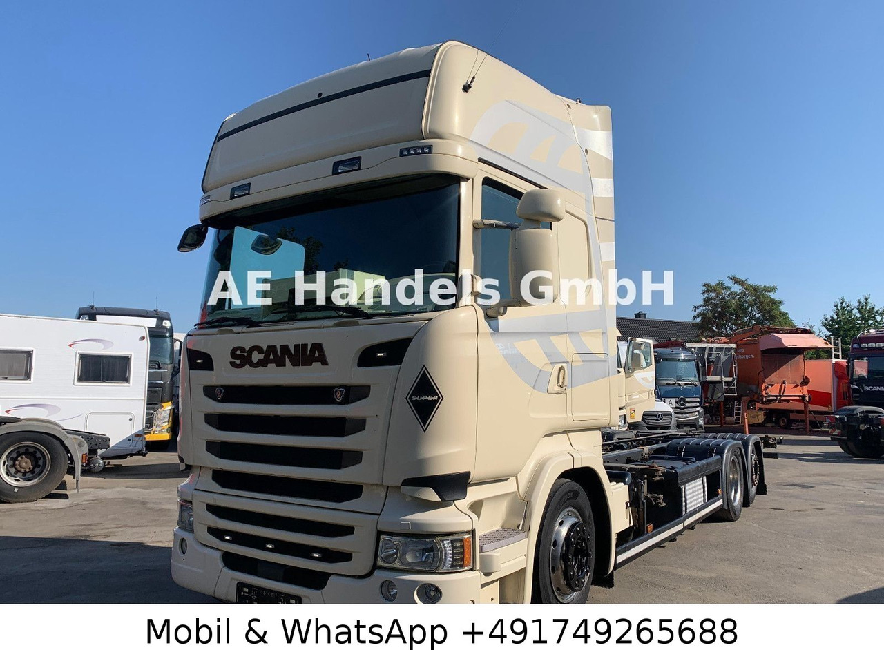 Scania R450 TopLine LL 6x2 BDF *Retarder/2xTank/ACC/AHK - Kontejnérový podvozek/ Výměnná nástavba: obrázok 1 Scania R450 TopLine LL 6x2 BDF *Retarder/2xTank/ACC/AHK - Kontejnérový podvozek/ Výměnná nástavba: obrázok 1