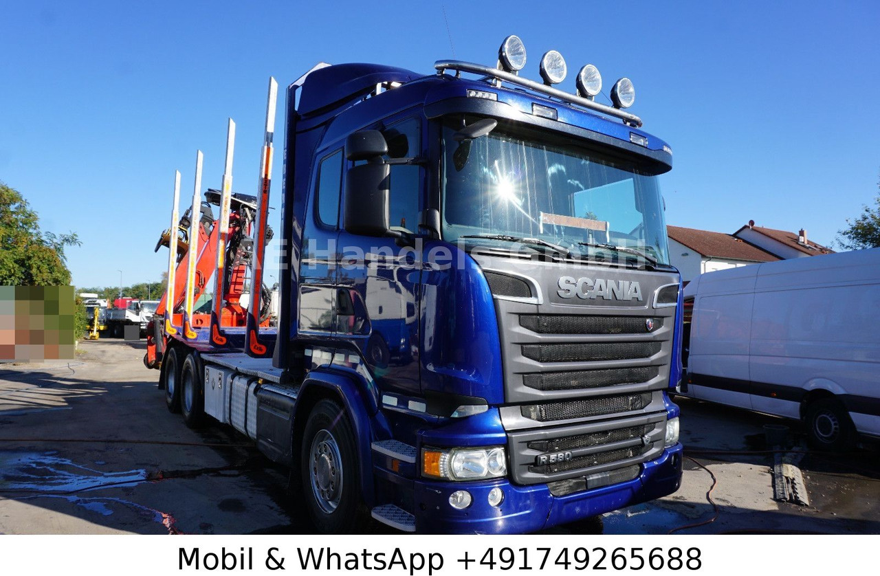 Scania R580 V8 LL 6x4 Palfinger-M120Z79 *Retarder/ACC - Nákladné vozidlo na prepravu dreva, Auto s hydraulickou rukou: obrázok 1 Scania R580 V8 LL 6x4 Palfinger-M120Z79 *Retarder/ACC - Nákladné vozidlo na prepravu dreva, Auto s hydraulickou rukou: obrázok 1