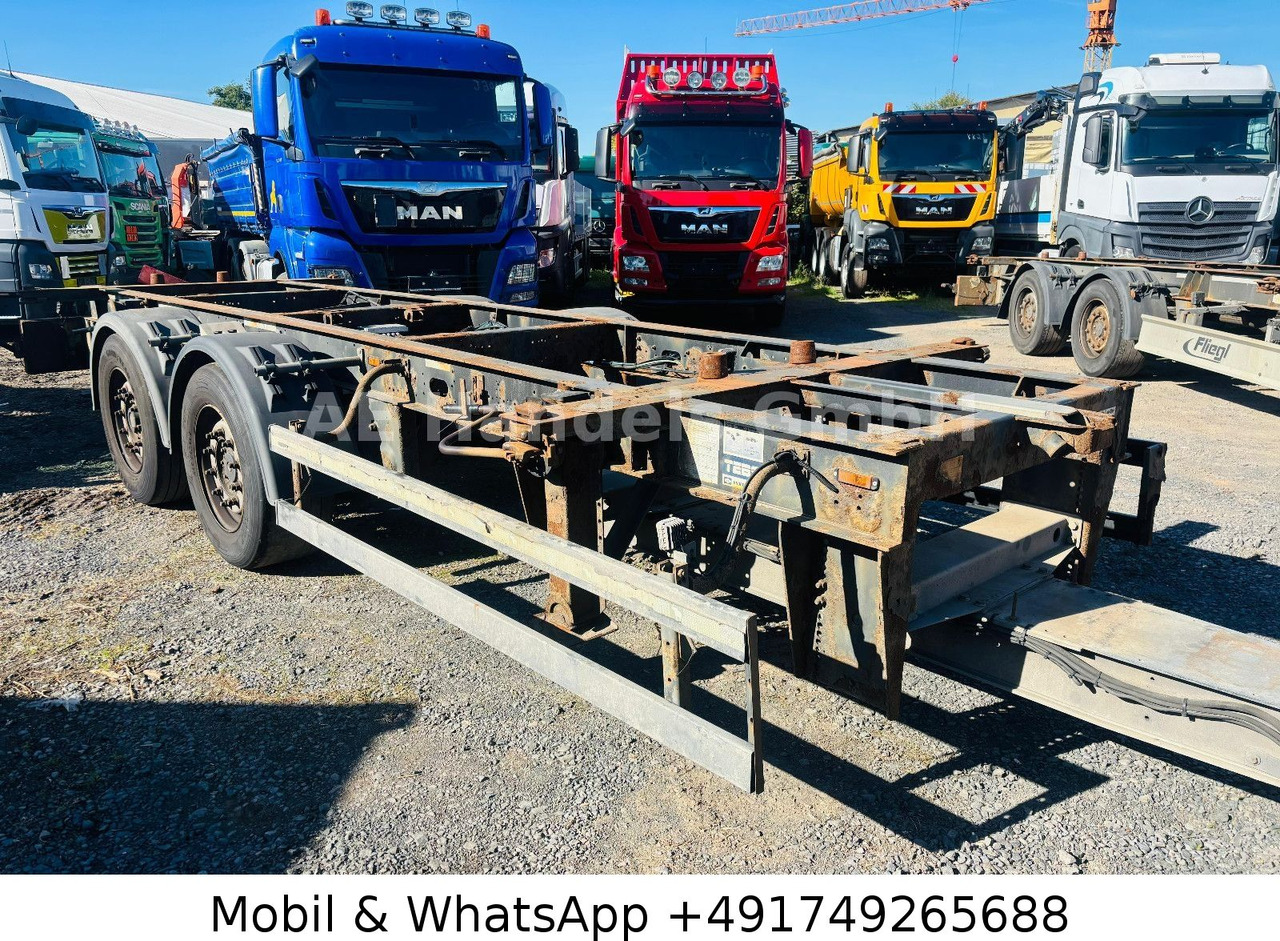 Schmitz Cargobull ZWF 18/L Tandem BDF Tiefgekoppelt*Scheibenbremse - Príves preprava kontajnerov/ Výmenná nadstavba: obrázok 1 Schmitz Cargobull ZWF 18/L Tandem BDF Tiefgekoppelt*Scheibenbremse - Príves preprava kontajnerov/ Výmenná nadstavba: obrázok 1