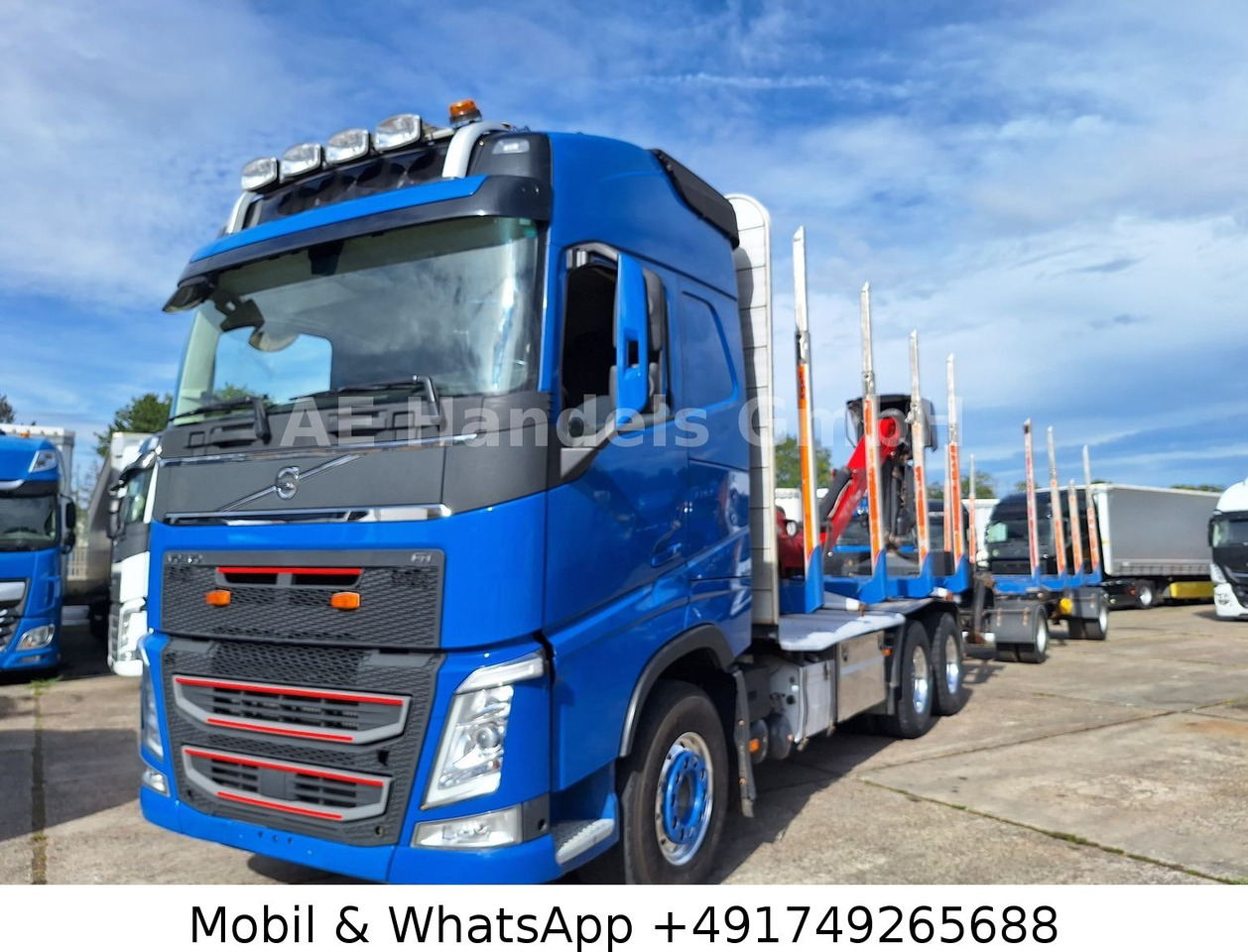 Volvo FH 540 Globe BL 6x4 Palfinger M12L80 *Retarder - Nákladné vozidlo na prepravu dreva, Auto s hydraulickou rukou: obrázok 2 Volvo FH 540 Globe BL 6x4 Palfinger M12L80 *Retarder - Nákladné vozidlo na prepravu dreva, Auto s hydraulickou rukou: obrázok 2