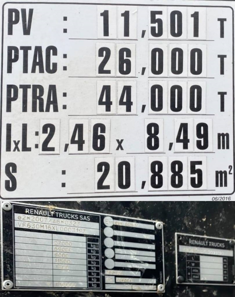 Hákový nosič kontajnerov Renault C 460 Dti11/PALFINGER 1er Main endommagé: obrázok 11