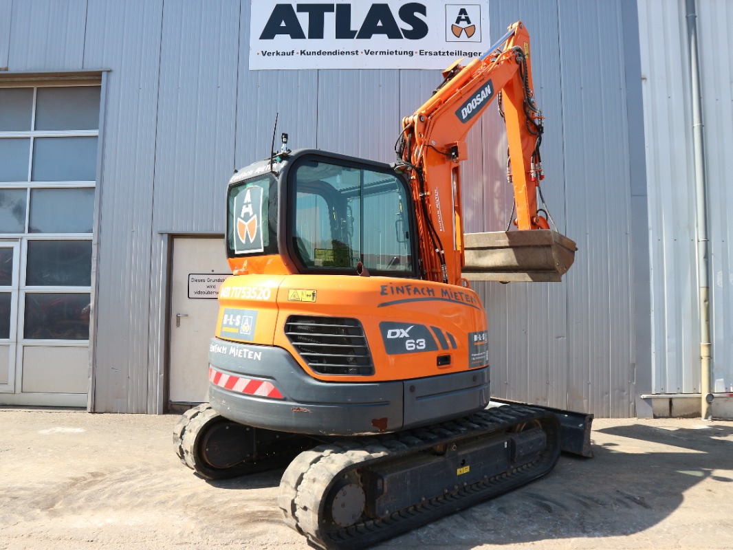 Doosan DX63-3 - Mini rýpadlo: obrázok 3 Doosan DX63-3 - Mini rýpadlo: obrázok 3