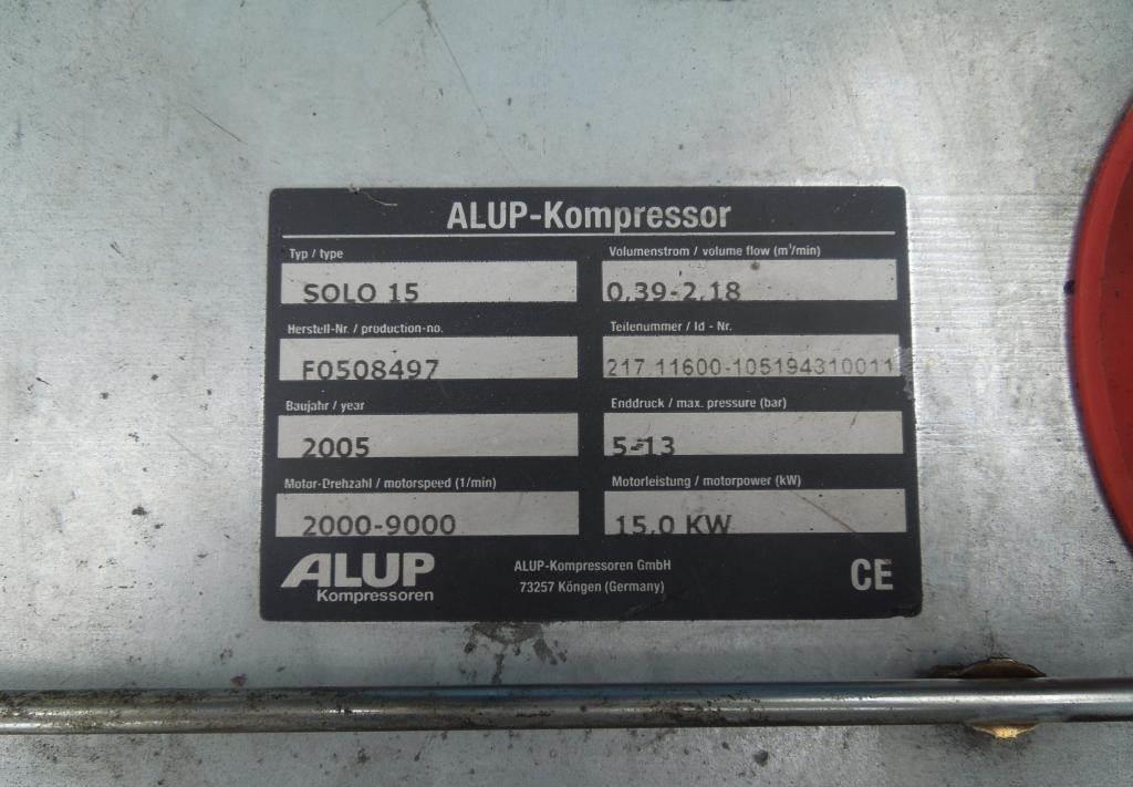 Alup KOMPRESOR ŚRUBOWY SOLO 15KW 2,18M3 FALOWNIK - Vzduchový kompresor: obrázok 3 Alup KOMPRESOR ŚRUBOWY SOLO 15KW 2,18M3 FALOWNIK - Vzduchový kompresor: obrázok 3
