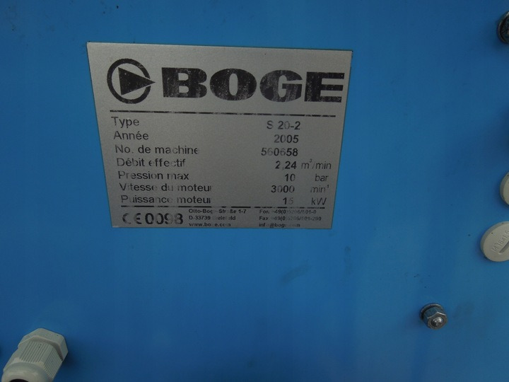 BOGE S20 - Vzduchový kompresor: obrázok 3 BOGE S20 - Vzduchový kompresor: obrázok 3