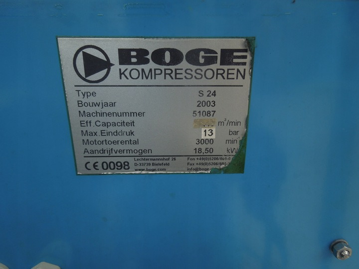 BOGE S24 - Vzduchový kompresor: obrázok 3 BOGE S24 - Vzduchový kompresor: obrázok 3