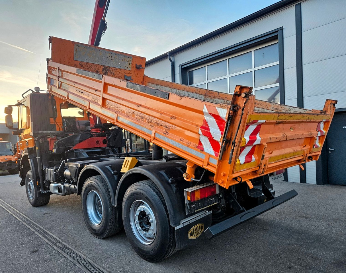 Iveco Trakker 410 6x4-4 EEV Palfinger PK12502 Funk - Sklápač, Auto s hydraulickou rukou: obrázok 5 Iveco Trakker 410 6x4-4 EEV Palfinger PK12502 Funk - Sklápač, Auto s hydraulickou rukou: obrázok 5