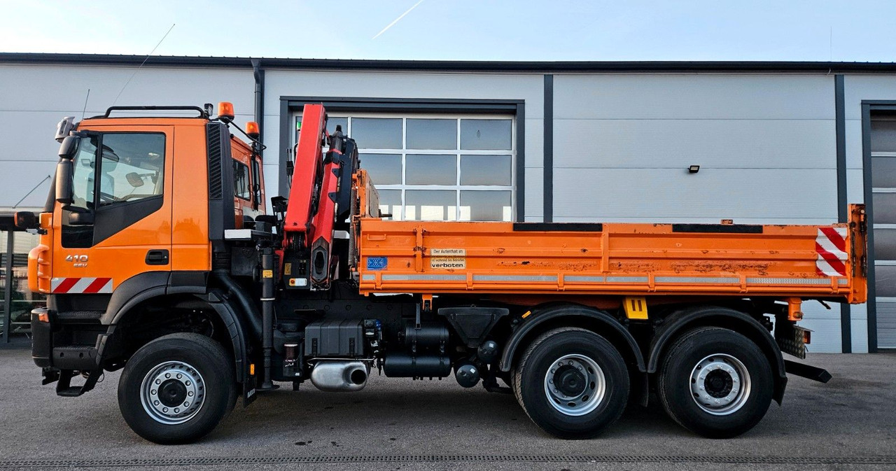 Iveco Trakker 410 6x4-4 EEV Palfinger PK12502 Funk - Sklápač, Auto s hydraulickou rukou: obrázok 5 Iveco Trakker 410 6x4-4 EEV Palfinger PK12502 Funk - Sklápač, Auto s hydraulickou rukou: obrázok 5