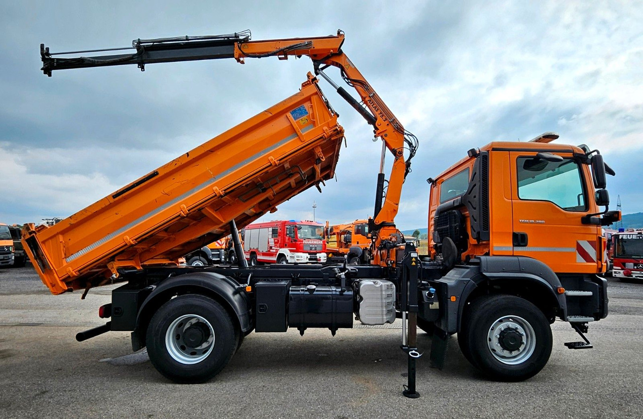 MAN TGM 18.290 4x4 Atlas 75.2 Kran Funk Euro6 - Sklápač, Auto s hydraulickou rukou: obrázok 2 MAN TGM 18.290 4x4 Atlas 75.2 Kran Funk Euro6 - Sklápač, Auto s hydraulickou rukou: obrázok 2