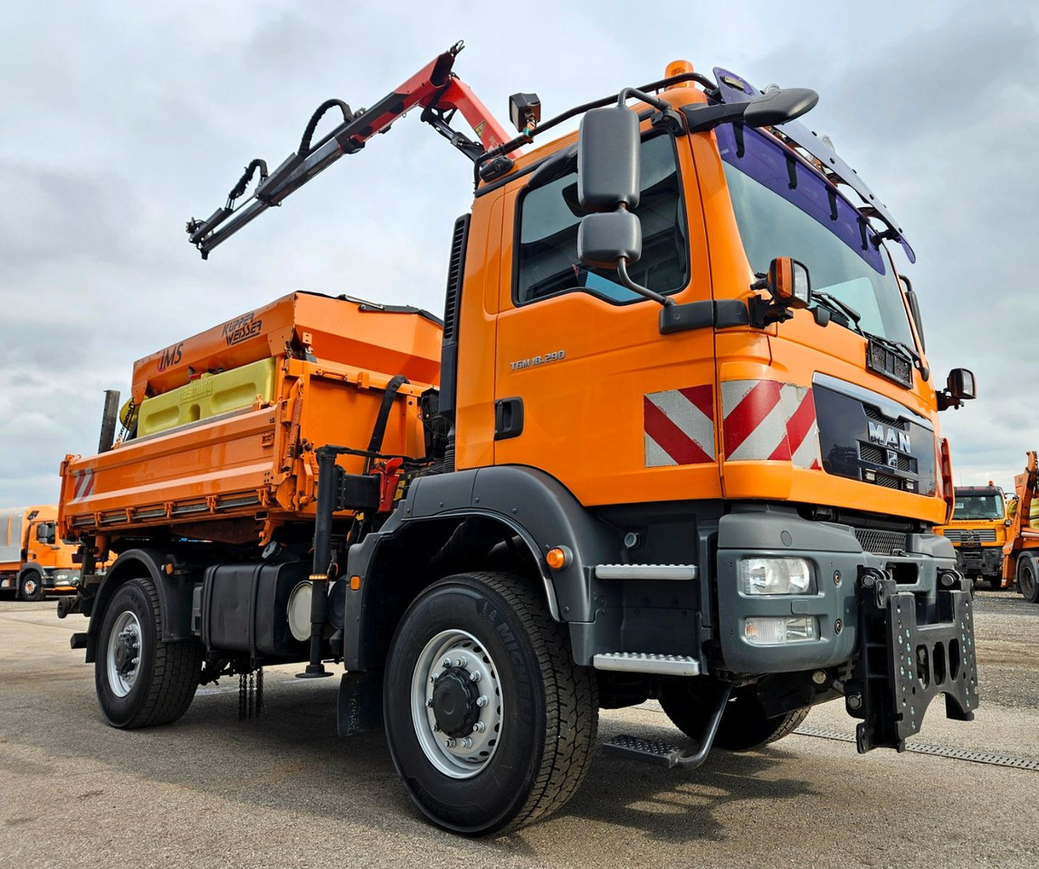 MAN TGM 18.290 4x4 Palfinger PK7001 Kran Funk Euro5 - Sklápač, Auto s hydraulickou rukou: obrázok 3 MAN TGM 18.290 4x4 Palfinger PK7001 Kran Funk Euro5 - Sklápač, Auto s hydraulickou rukou: obrázok 3