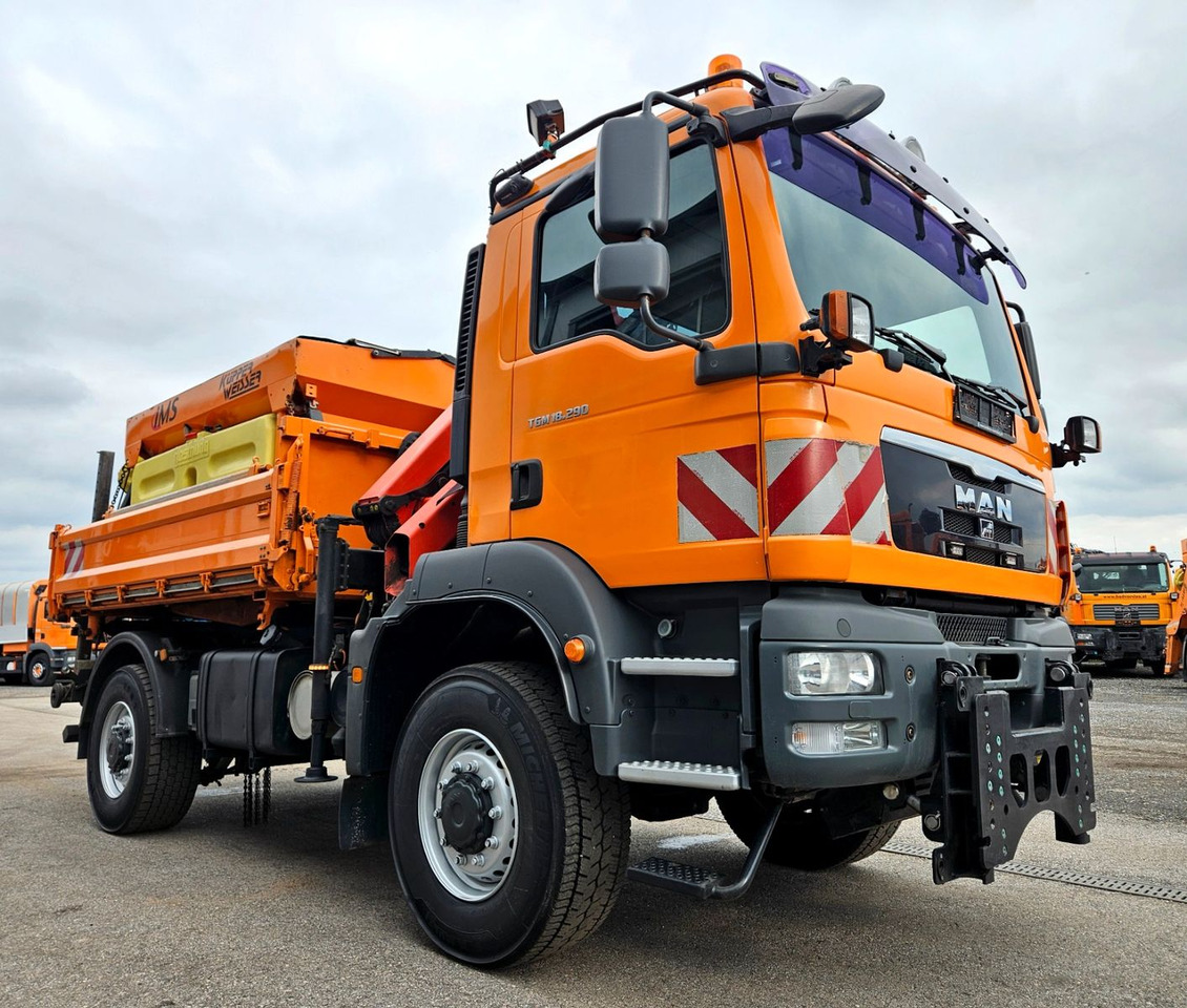 MAN TGM 18.290 4x4 Palfinger PK7001 Kran Funk Euro5 - Sklápač, Auto s hydraulickou rukou: obrázok 1 MAN TGM 18.290 4x4 Palfinger PK7001 Kran Funk Euro5 - Sklápač, Auto s hydraulickou rukou: obrázok 1