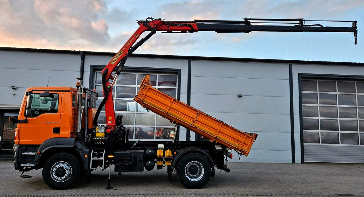 MAN TGM 18.340 4x4 Palfinger PK12001 EH Kran Euro5 - Sklápač, Auto s hydraulickou rukou: obrázok 2 MAN TGM 18.340 4x4 Palfinger PK12001 EH Kran Euro5 - Sklápač, Auto s hydraulickou rukou: obrázok 2