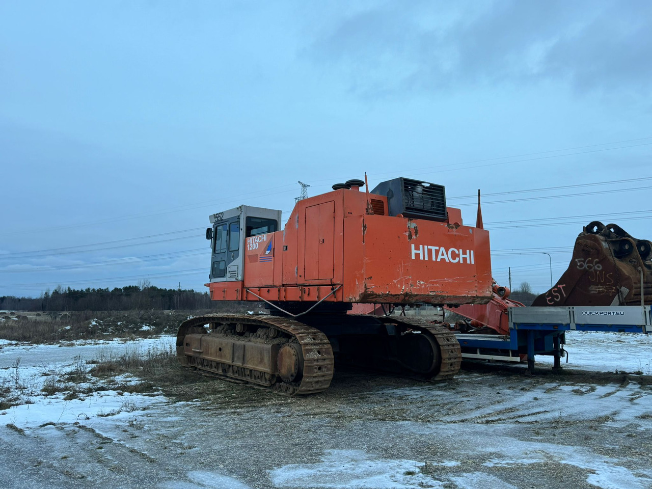 Hitachi EX1200-5D - Pásové rýpadlo: obrázok 4 Hitachi EX1200-5D - Pásové rýpadlo: obrázok 4