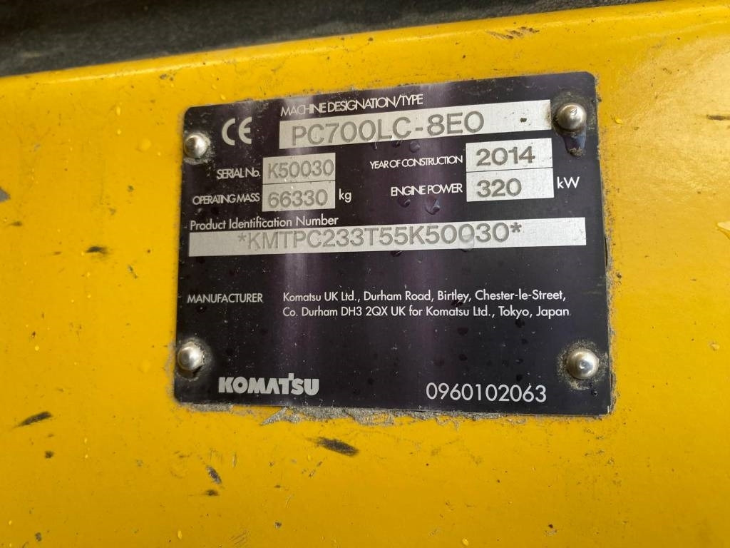 Komatsu PC 700-8EO - Pásové rýpadlo: obrázok 5 Komatsu PC 700-8EO - Pásové rýpadlo: obrázok 5