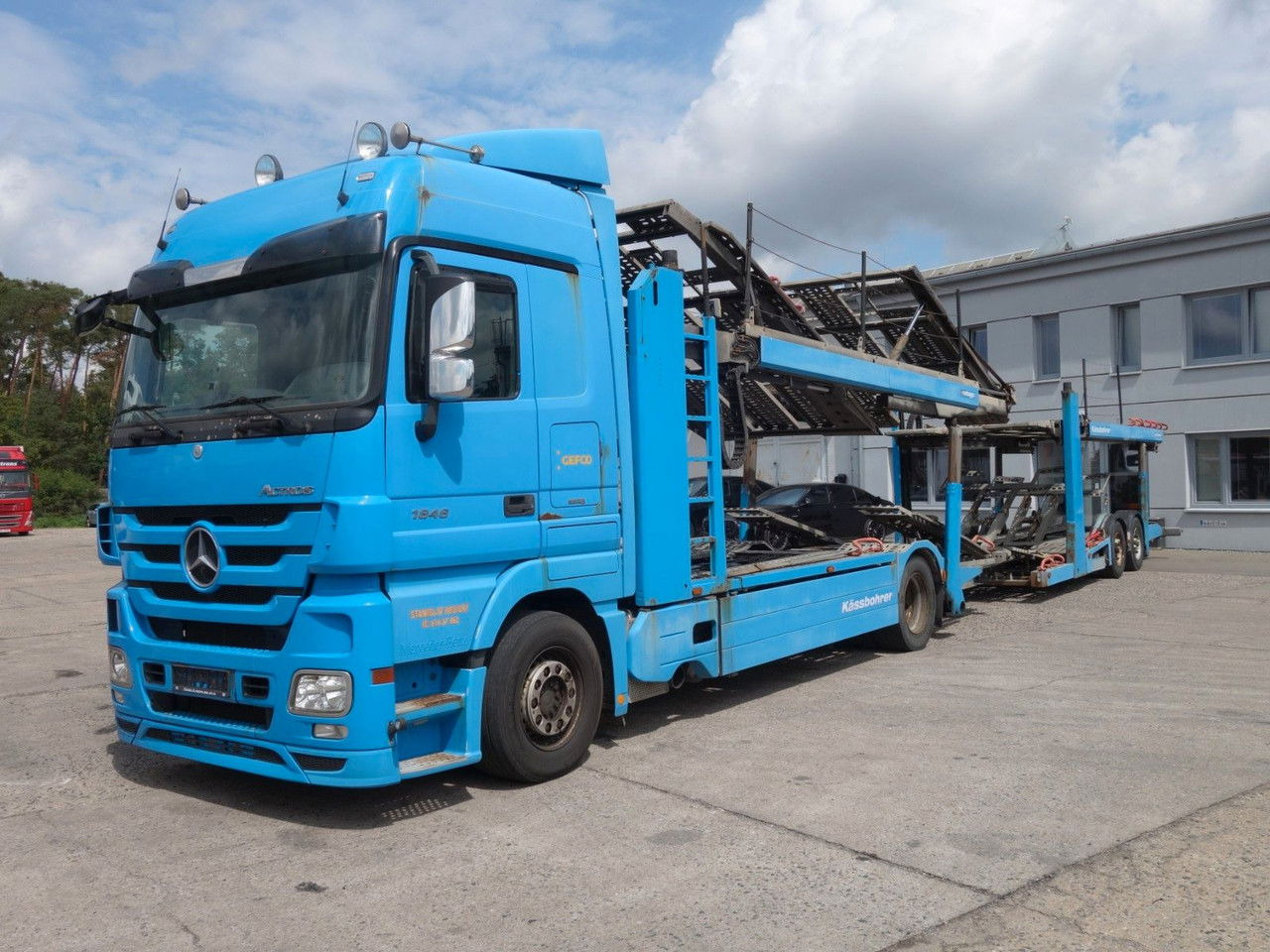 Mercedes-Benz Actros 1846 mit Kässbohrer Metago/Vario - Nákladné vozidlo na prepravu automobilov: obrázok 1 Mercedes-Benz Actros 1846 mit Kässbohrer Metago/Vario - Nákladné vozidlo na prepravu automobilov: obrázok 1