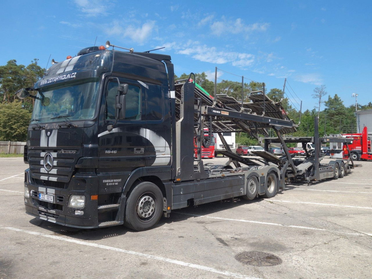 Mercedes-Benz Actros 2446 mit Rolfo für 10 PKW, Retarder - Nákladné vozidlo na prepravu automobilov: obrázok 1 Mercedes-Benz Actros 2446 mit Rolfo für 10 PKW, Retarder - Nákladné vozidlo na prepravu automobilov: obrázok 1