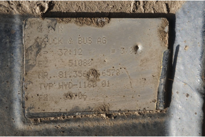 MAN HYD-1160-01 37/12 - Zadná náprava pre Nákladné auto: obrázok 3 MAN HYD-1160-01 37/12 - Zadná náprava pre Nákladné auto: obrázok 3