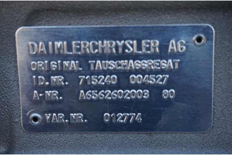 Mercedes-Benz G210-16/14.2-0.83EPS + VB VOITH 715240004527 - Prevodovka pre Nákladné auto: obrázok 5 Mercedes-Benz G210-16/14.2-0.83EPS + VB VOITH 715240004527 - Prevodovka pre Nákladné auto: obrázok 5