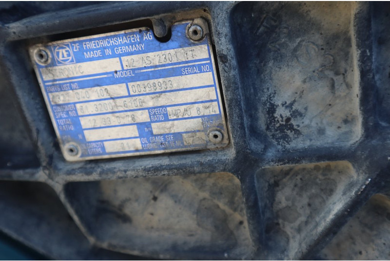 ZF 12AS2301OD+INT 81.32004-6106 - Prevodovka pre Nákladné auto: obrázok 5 ZF 12AS2301OD+INT 81.32004-6106 - Prevodovka pre Nákladné auto: obrázok 5