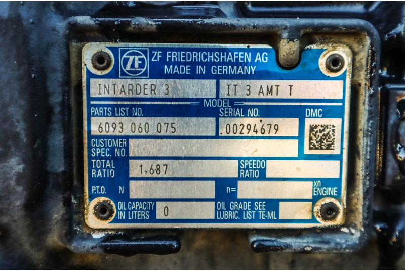 ZF 12AS2331DD+INT3 - Prevodovka pre Nákladné auto: obrázok 5 ZF 12AS2331DD+INT3 - Prevodovka pre Nákladné auto: obrázok 5
