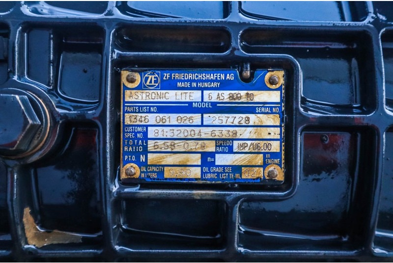 ZF 6AS800TO TGL EURO6 81.32004-6338 - Prevodovka pre Nákladné auto: obrázok 5 ZF 6AS800TO TGL EURO6 81.32004-6338 - Prevodovka pre Nákladné auto: obrázok 5