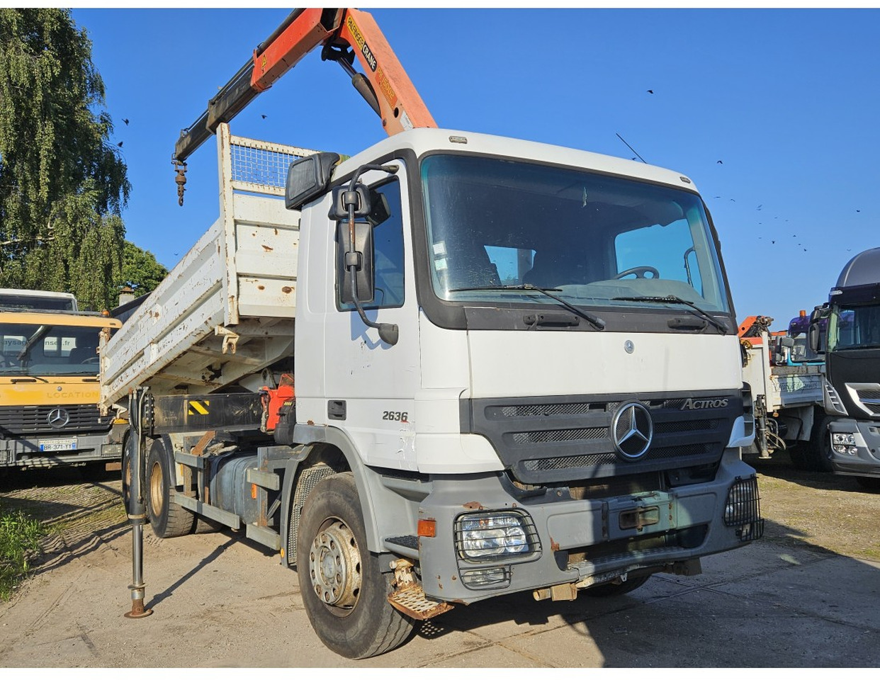 MERCEDES ACTROS 2636 6X4 TIPPER CRANE 15002 EPS - Sklápač, Auto s hydraulickou rukou: obrázok 3 MERCEDES ACTROS 2636 6X4 TIPPER CRANE 15002 EPS - Sklápač, Auto s hydraulickou rukou: obrázok 3