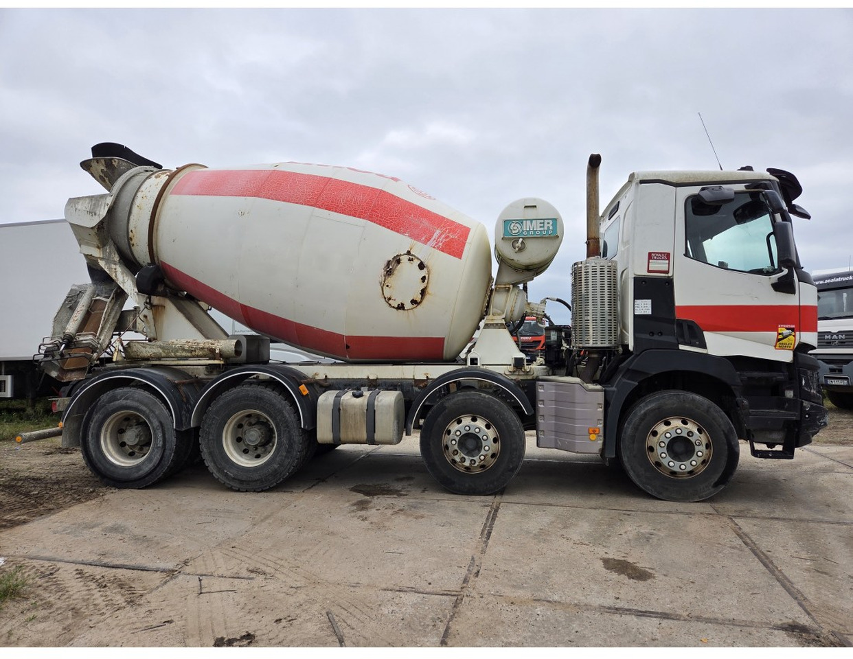 Renault C430 8X4 CONCRETE MIXER MANUAL GEARBOX - Domiešavač: obrázok 4 Renault C430 8X4 CONCRETE MIXER MANUAL GEARBOX - Domiešavač: obrázok 4