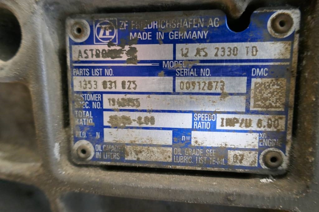 Växellåda ZF DAF XF 460 - Prevodovka pre Nákladné auto: obrázok 5 Växellåda ZF DAF XF 460 - Prevodovka pre Nákladné auto: obrázok 5