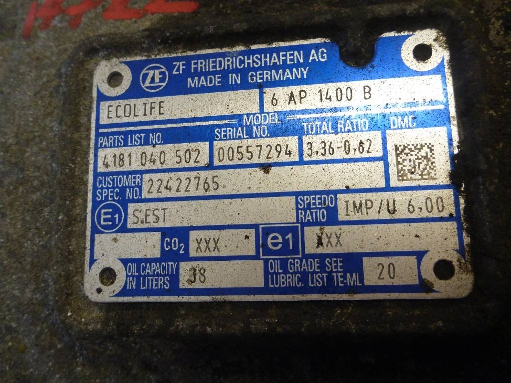 Volvo 8900 RLE, växellåda - Prevodovka pre Nákladné auto: obrázok 3 Volvo 8900 RLE, växellåda - Prevodovka pre Nákladné auto: obrázok 3