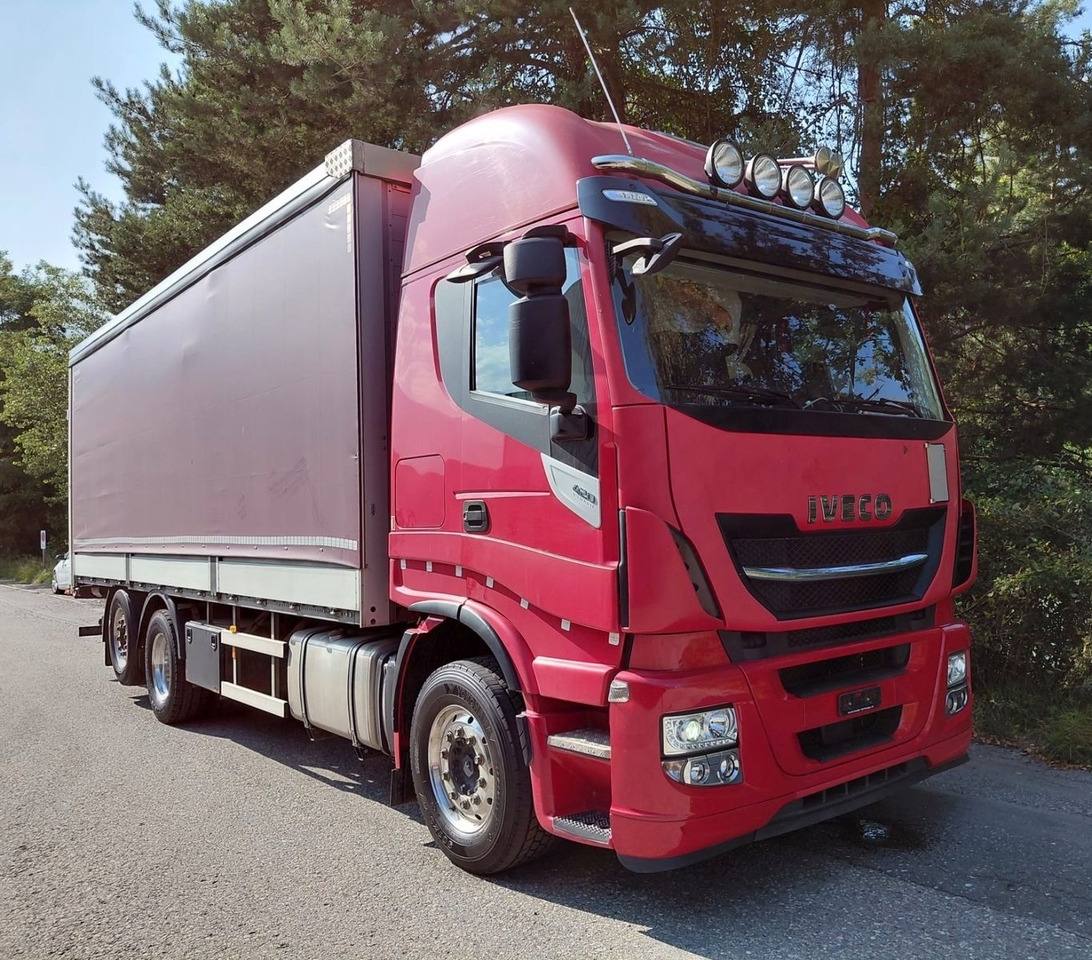 Iveco 260S42 Stralis, 6x2, Retarder, Euro 6, 7.80m box - Plachtové nákladné vozidlo: obrázok 1 Iveco 260S42 Stralis, 6x2, Retarder, Euro 6, 7.80m box - Plachtové nákladné vozidlo: obrázok 1