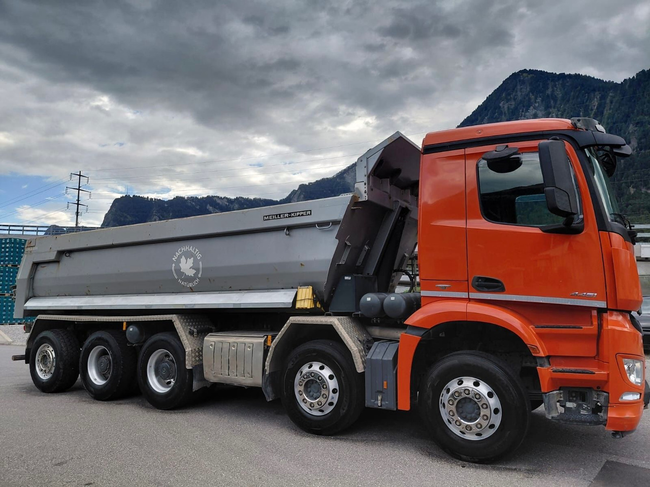 Mercedes-Benz Arocs 4451 10x4, E6, Meiller Dumper, Retarder - Sklápač: obrázok 5 Mercedes-Benz Arocs 4451 10x4, E6, Meiller Dumper, Retarder - Sklápač: obrázok 5