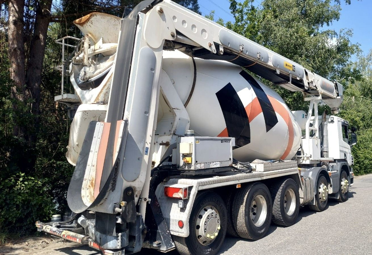 Scania P450 LB 10x4,E6,Stetter 10m³,Förderband/belt 16m - Domiešavač: obrázok 5 Scania P450 LB 10x4,E6,Stetter 10m³,Förderband/belt 16m - Domiešavač: obrázok 5