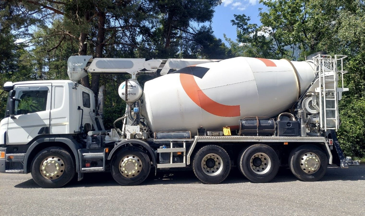 Scania P450 LB 10x4,E6,Stetter 10m³,Förderband/belt 16m - Domiešavač: obrázok 3 Scania P450 LB 10x4,E6,Stetter 10m³,Förderband/belt 16m - Domiešavač: obrázok 3