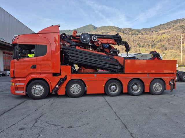 Scania R500 V8 LB10x4, E5, Effer 1750 8S, FLYJIB, 44m - Auto s hydraulickou rukou: obrázok 2 Scania R500 V8 LB10x4, E5, Effer 1750 8S, FLYJIB, 44m - Auto s hydraulickou rukou: obrázok 2