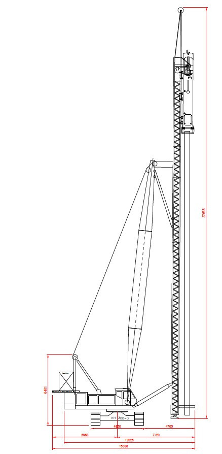HITACHI KH300-3 PD - Pásový žeriav: obrázok 3 HITACHI KH300-3 PD - Pásový žeriav: obrázok 3