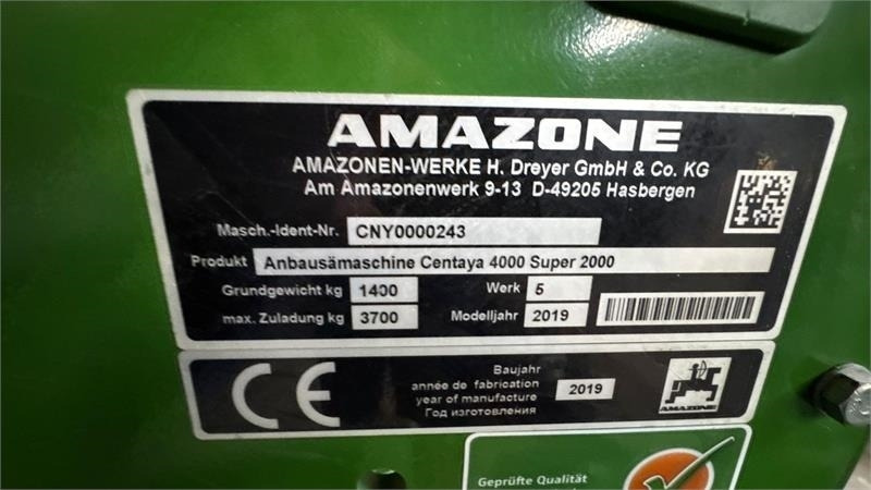 Amazone KG4001Super/Cataya4000Super KG 4001 Super - Modulárny sejací stroj: obrázok 2 Amazone KG4001Super/Cataya4000Super KG 4001 Super - Modulárny sejací stroj: obrázok 2