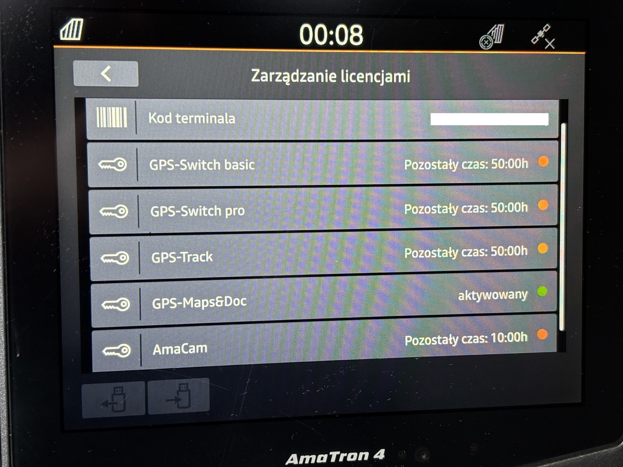 Amazone AmaTron 4 Ama Tron Terminal Sterujący Isobus Licencja - Riadiaca jednotka pre Poľnohospodárske stroje: obrázok 1 Amazone AmaTron 4 Ama Tron Terminal Sterujący Isobus Licencja - Riadiaca jednotka pre Poľnohospodárske stroje: obrázok 1