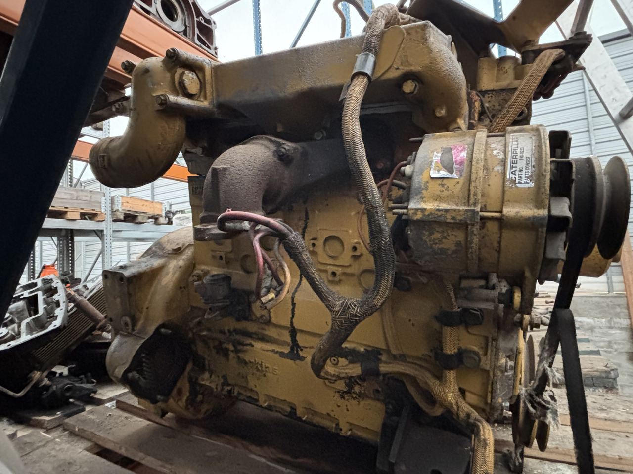Motor a diely pre Stavebné stroje CAT Caterpillar Perkins 107-3778 1073778 Silnik 3054 CZĘŚCI: obrázok 6