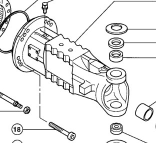 CLAAS Targo K70 Obudowa Przedniej Osi Pochwa 0003199890 00 0319 989 0 - Náprava a diely pre Manipulačná technika: obrázok 1 CLAAS Targo K70 Obudowa Przedniej Osi Pochwa 0003199890 00 0319 989 0 - Náprava a diely pre Manipulačná technika: obrázok 1