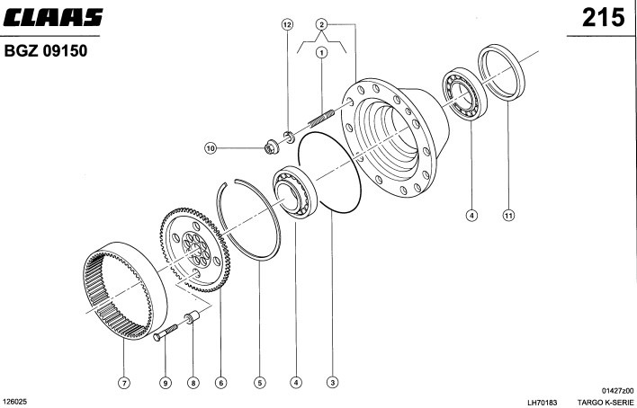 CLAAS Targo K70 Piasta Tylna Koła Kompletna 0011712880 6000103366 6000103357 - Náboj pre Poľnohospodárske stroje: obrázok 2 CLAAS Targo K70 Piasta Tylna Koła Kompletna 0011712880 6000103366 6000103357 - Náboj pre Poľnohospodárske stroje: obrázok 2