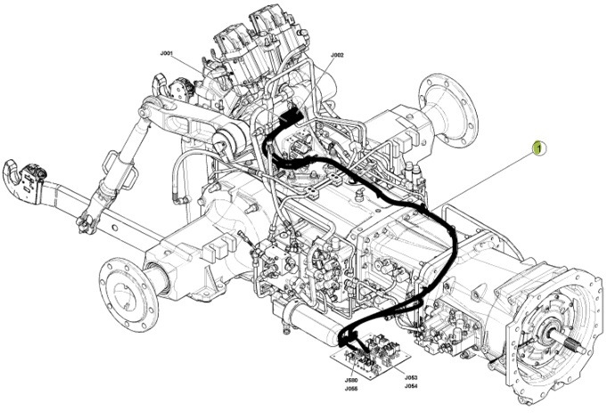 Claas Arion 550-520 650-620 - kabel wiązka elektryczna 0021500712 - Kábel/ Káblový zväzok pre Traktor: obrázok 2 Claas Arion 550-520 650-620 - kabel wiązka elektryczna 0021500712 - Kábel/ Káblový zväzok pre Traktor: obrázok 2