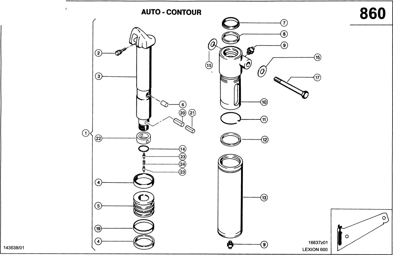 Claas Lexion 600 TŁOCZYSKO 0000428240 (Siłownik hydr., przyrząd źniwny-dopasowanie poprzeczne) - Hydraulický valec pre Poľnohospodárske stroje: obrázok 1 Claas Lexion 600 TŁOCZYSKO 0000428240 (Siłownik hydr., przyrząd źniwny-dopasowanie poprzeczne) - Hydraulický valec pre Poľnohospodárske stroje: obrázok 1