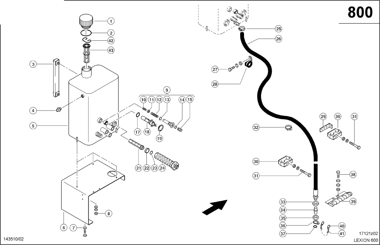 Claas Lexion 600 ZAWOREK SIŁOWNIKA HYDRAULICZNEGO 0000400403 (Zbiornik hydrauliki) - Hydraulický valec pre Poľnohospodárske stroje: obrázok 1 Claas Lexion 600 ZAWOREK SIŁOWNIKA HYDRAULICZNEGO 0000400403 (Zbiornik hydrauliki) - Hydraulický valec pre Poľnohospodárske stroje: obrázok 1