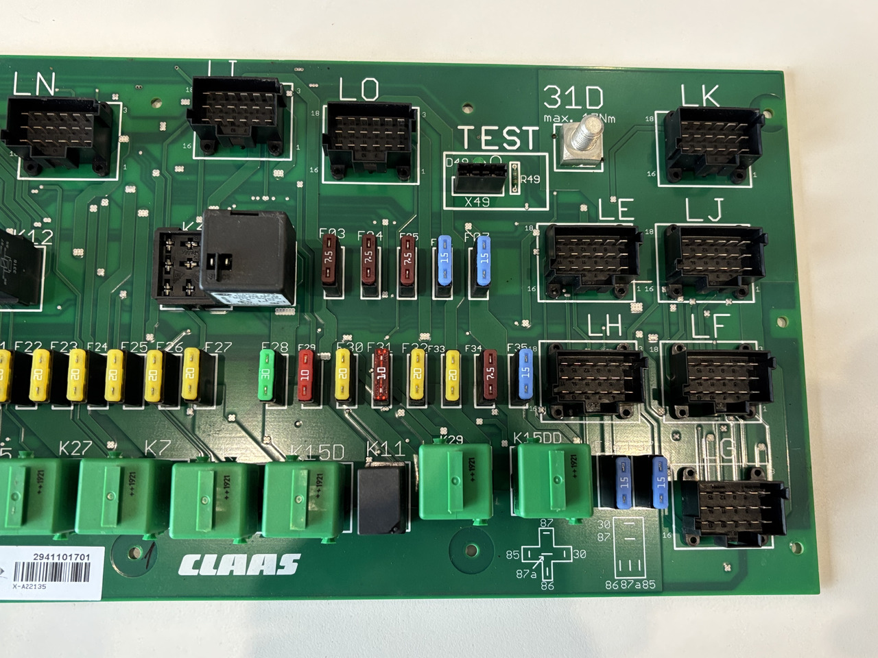 Claas Lexion 620 630 640 670 740 760 780 Centrala Elektryczna 0000173141 00 0017 314 1 NOWA - Riadiaca jednotka pre Poľnohospodárske stroje: obrázok 5 Claas Lexion 620 630 640 670 740 760 780 Centrala Elektryczna 0000173141 00 0017 314 1 NOWA - Riadiaca jednotka pre Poľnohospodárske stroje: obrázok 5