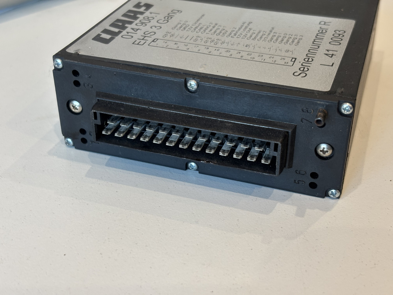 Claas Lexion Moduł Sterownik EHS 3 Gang 014 908.1 0149081 014908.1 - Riadiaca jednotka pre Poľnohospodárske stroje: obrázok 3 Claas Lexion Moduł Sterownik EHS 3 Gang 014 908.1 0149081 014908.1 - Riadiaca jednotka pre Poľnohospodárske stroje: obrázok 3