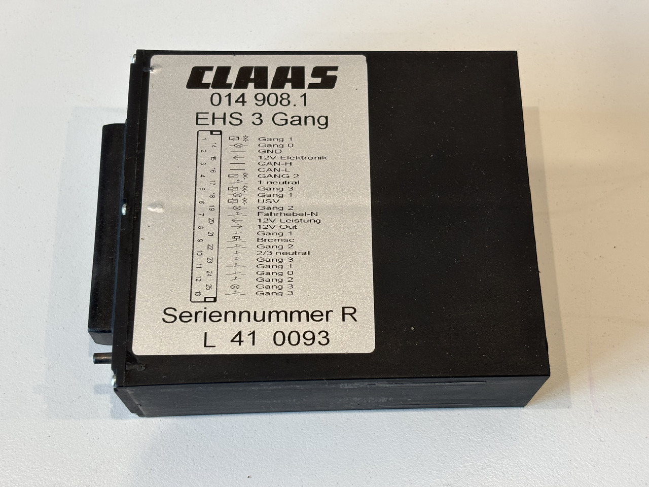 Claas Lexion Moduł Sterownik EHS 3 Gang 014 908.1 0149081 014908.1 - Riadiaca jednotka pre Poľnohospodárske stroje: obrázok 1 Claas Lexion Moduł Sterownik EHS 3 Gang 014 908.1 0149081 014908.1 - Riadiaca jednotka pre Poľnohospodárske stroje: obrázok 1