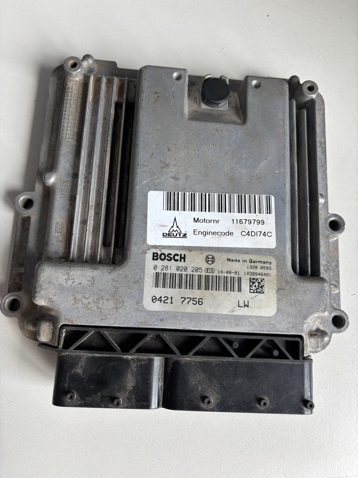 Deutz TCD - moduł sterownik ECU 0281020205 04217756 - Riadiaca jednotka pre Poľnohospodárske stroje: obrázok 1 Deutz TCD - moduł sterownik ECU 0281020205 04217756 - Riadiaca jednotka pre Poľnohospodárske stroje: obrázok 1