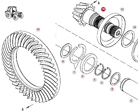 Fendt 924 927 930 933 936 Vario Valtra Wałek Atakujący Z Kołem z12x43 945100410020 945100410010 - Poloos pre Poľnohospodárske stroje: obrázok 1 Fendt 924 927 930 933 936 Vario Valtra Wałek Atakujący Z Kołem z12x43 945100410020 945100410010 - Poloos pre Poľnohospodárske stroje: obrázok 1